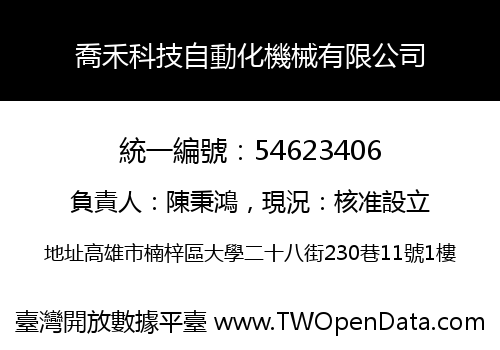 喬禾科技自動化機械有限公司