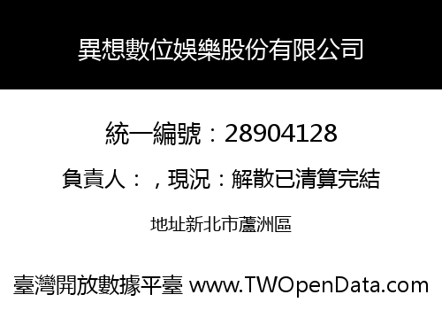 異想數位娛樂股份有限公司