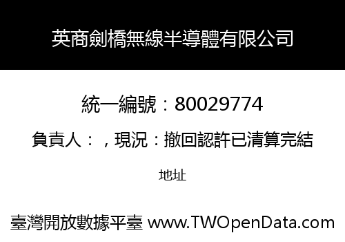 英商劍橋無線半導體有限公司