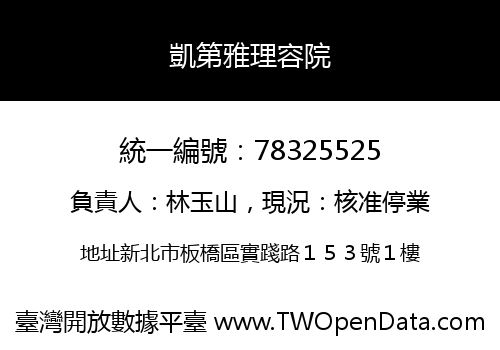 凱第雅理容院