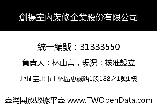 創揚室內裝修企業股份有限公司