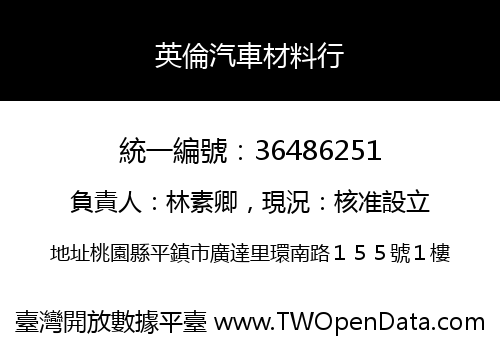 英倫汽車材料行