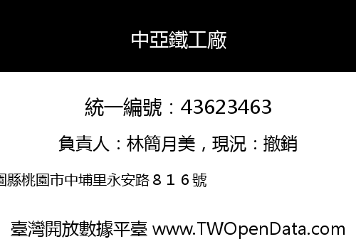 中亞鐵工廠
