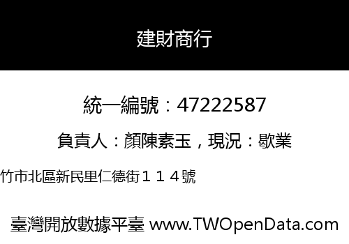 建財商行