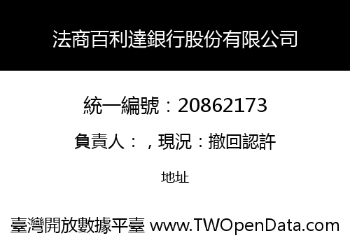 法商百利達銀行股份有限公司