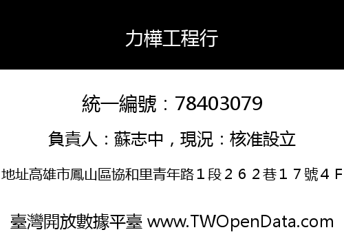 力樺工程行