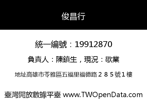 俊昌行