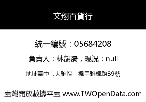文翔百貨行
