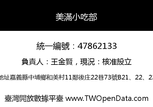 美滿小吃部