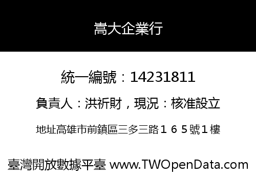 嵩大企業行