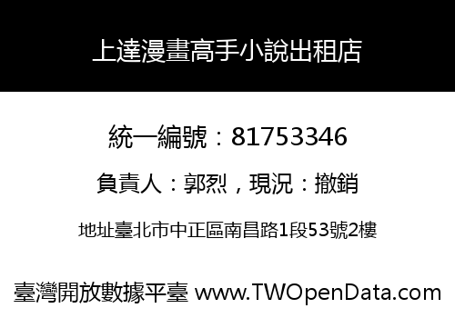 上達漫畫高手小說出租店
