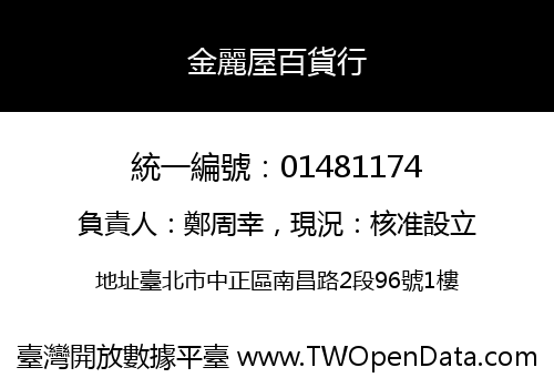 金麗屋百貨行