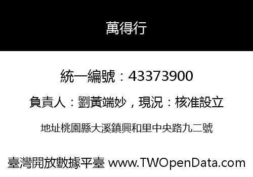 萬得行