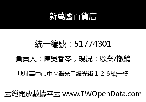新萬國百貨店