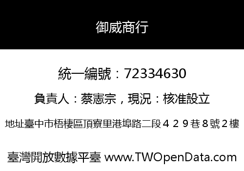 御威商行