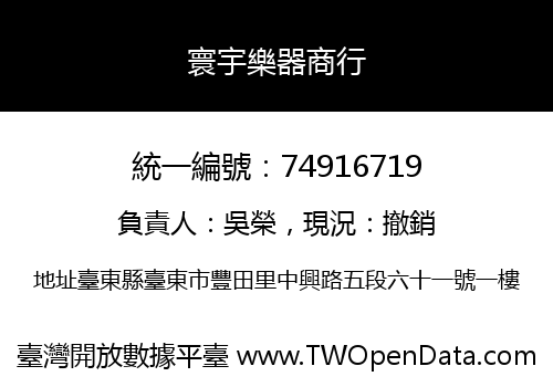 寰宇樂器商行