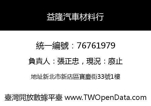 益隆汽車材料行