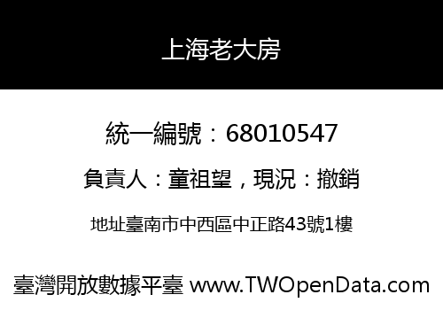上海老大房