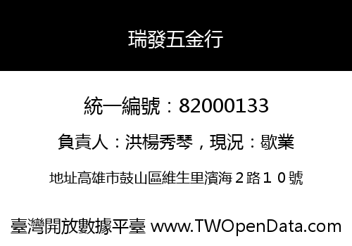 瑞發五金行