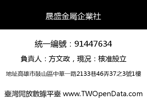 晟盛金屬企業社