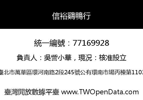 信裕鷄鴨行