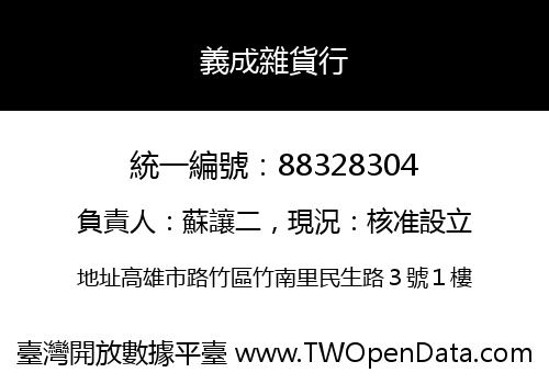 義成雜貨行