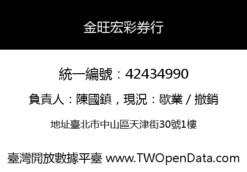 金旺宏彩券行
