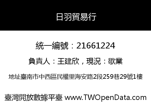 日羽貿易行