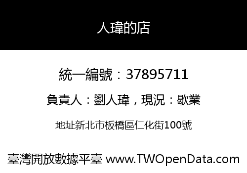 人瑋的店