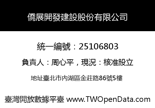 僑展開發建設股份有限公司
