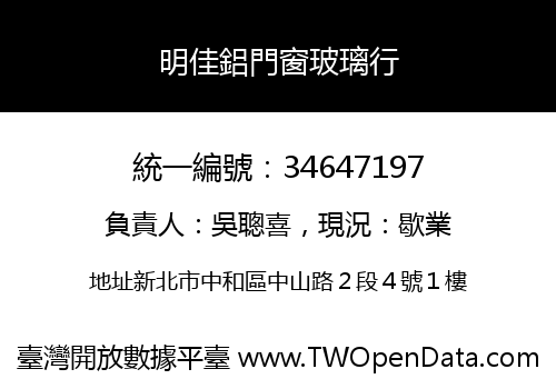 明佳鋁門窗玻璃行