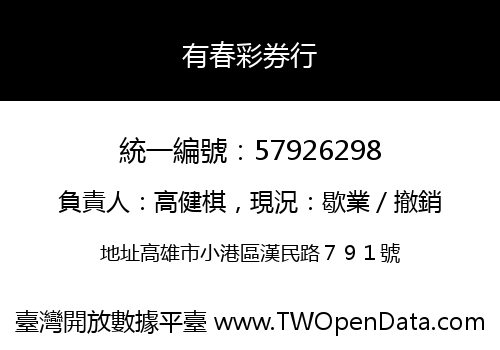 有春彩券行