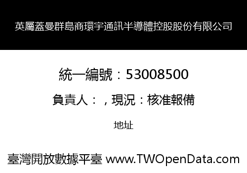 英屬蓋曼群島商環宇通訊半導體控股股份有限公司