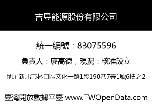 吉昱能源股份有限公司