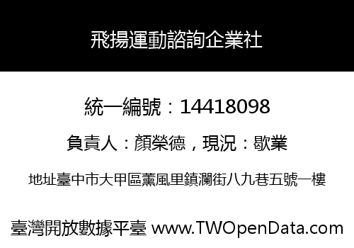 飛揚運動諮詢企業社