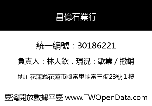 昌億石業行