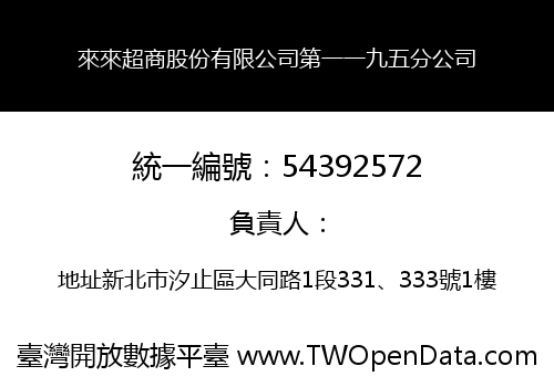 來來超商股份有限公司第一一九五分公司