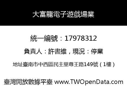 大富龍電子遊戲場業