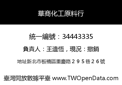華商化工原料行