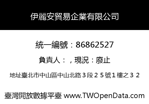 伊麗安貿易企業有限公司