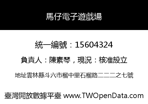 馬仔電子遊戲場