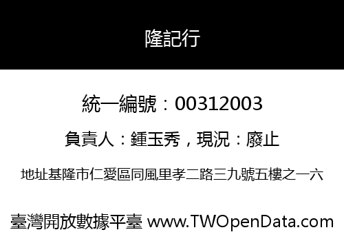 隆記行