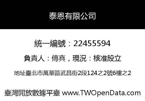 泰恩有限公司