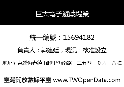 巨大電子遊戲場業