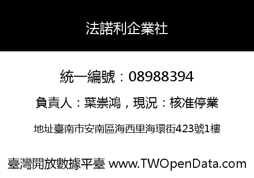 法諾利企業社