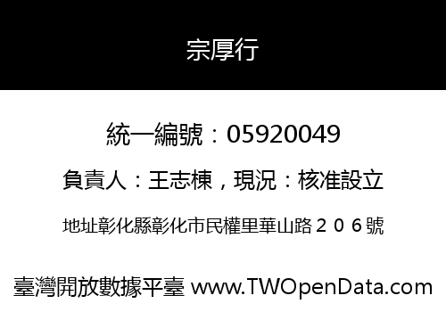 宗厚行