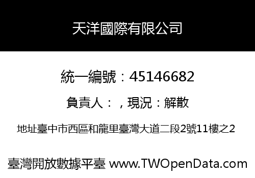 天洋國際有限公司
