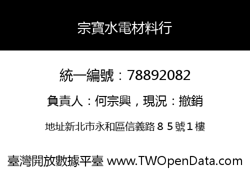 宗寶水電材料行