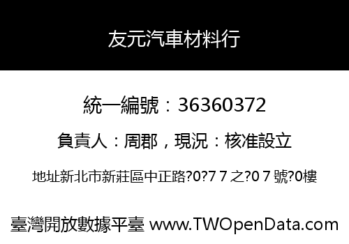 友元汽車材料行