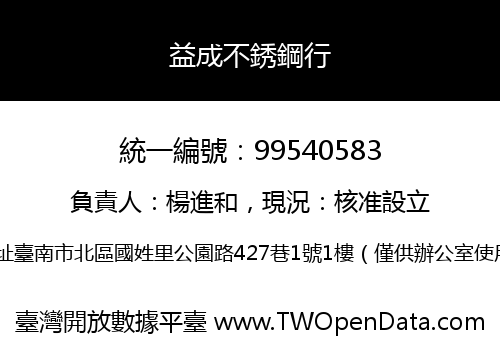 益成不銹鋼行